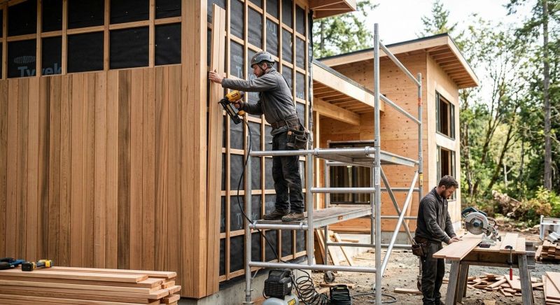 Cabin Siding Installation in Boston, MA