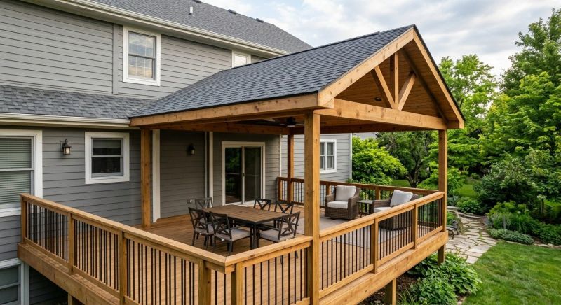 Deck Roof Construction in Framingham, MA
