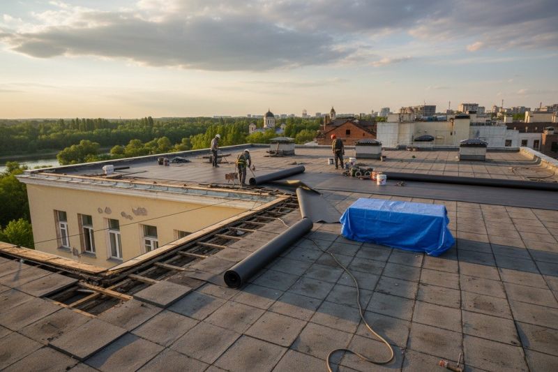 Tpo Roof Replacement in Fredericksburg, VA